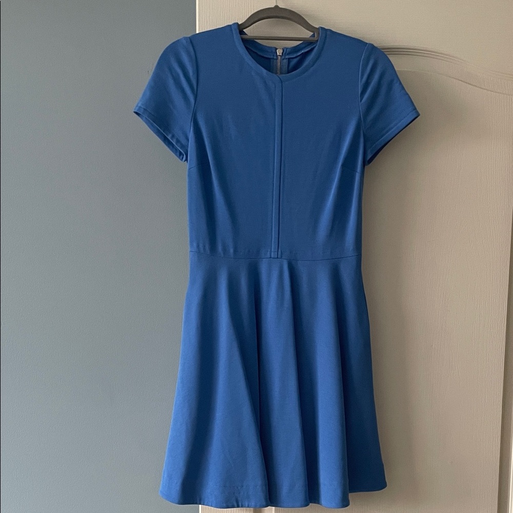 Diane Von Furstenberg Blue Mini Dress